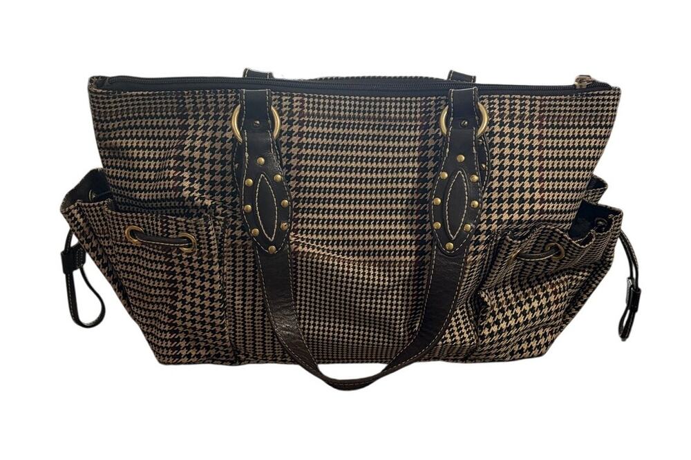 Lauren Ralph Laren Houndstooth Tote Bag